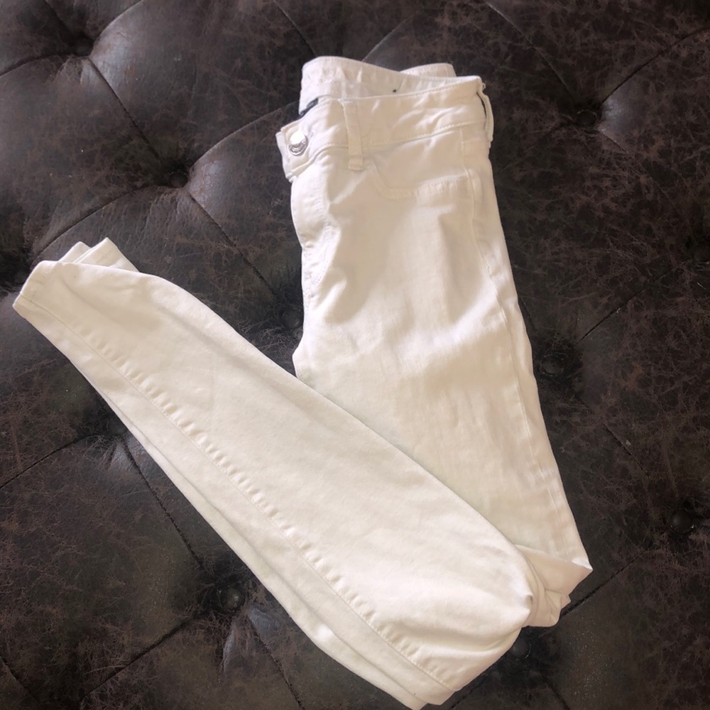 White American Eagle Jeggings